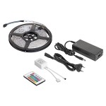 kit banda led rgb controller si alimentator rebel