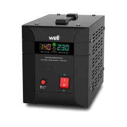 Stabilizatoare de tensiune, Stabilizator automat de tensiune Agile 2000VA/1400W Well Cod EAN: 5948636032147 -1, dioda.ro