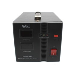 Stabilizatoare de tensiune, Stabilizator automat de tensiune cu servo motor Secure 500VA, Well Cod EAN: 594863603 -1, dioda.ro