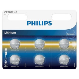 baterie lithium cr2032 blister 6 buc philips