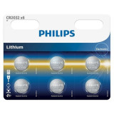 baterie lithium cr2032 blister 6 buc philips