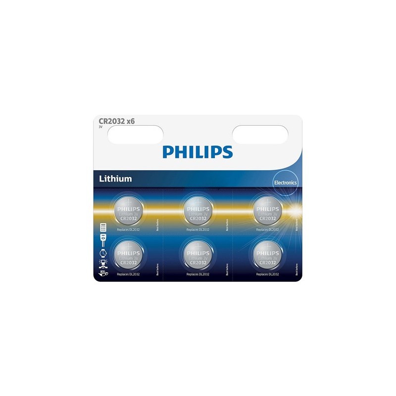 baterie lithium cr2032 blister 6 buc philips