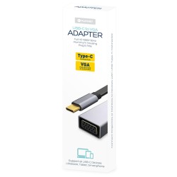 adaptor type c la vga mama 1080p 60hz platinet