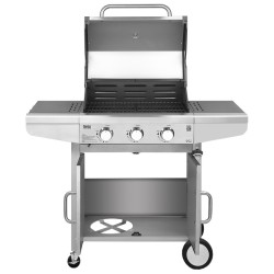 grill gaz 3 arzatoare bbq 3001 master grill teesa