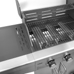 grill gaz 3 arzatoare bbq 3001 master grill teesa