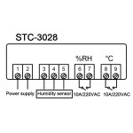 termostat temperatura umiditate stc-3028 230v