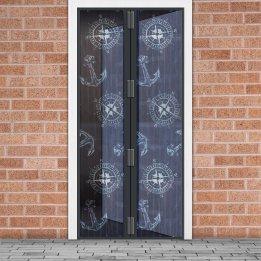 perdea anti-tantari pt. usi cu inchidere magnetica- 100 x 210 cm ,,ancora"