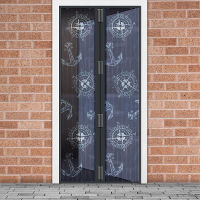 perdea anti-tantari pt. usi cu inchidere magnetica- 100 x 210 cm ,,ancora"