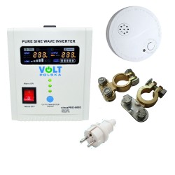 SET UPS VOLT Polska SInus PRO 800V A 500W Sursa tensiune centrala termica baterie externa