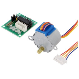 Driver Motor, Motor: pas cu pas 5VDC Kit: controler,motor DC IC: ULN2803 -2, dioda.ro