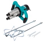 amestecator materiale constructii, 2 palete, 1800w