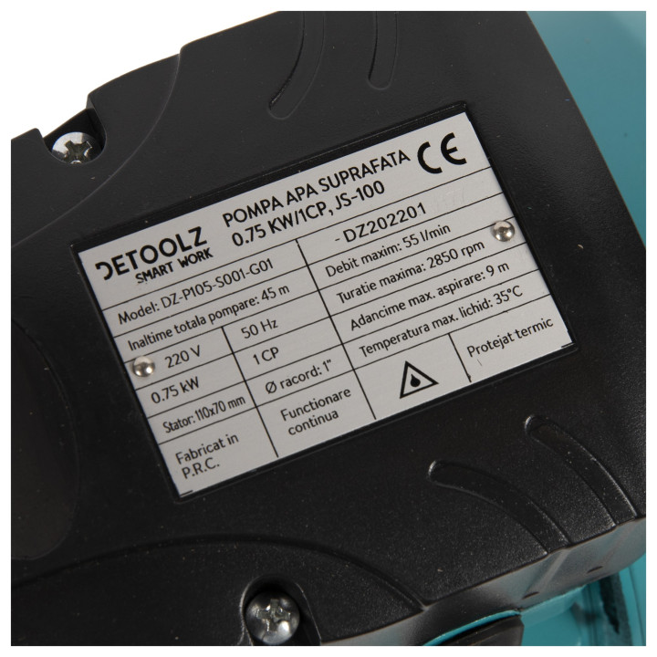 pompa apa suprafata 0,75kw/1hp js 100ss