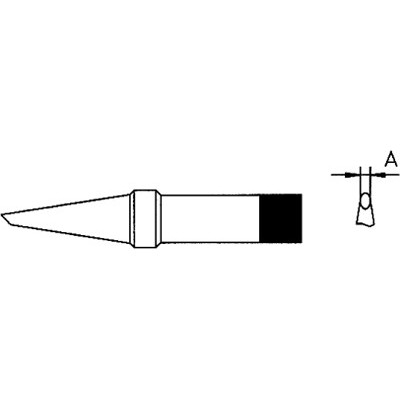 Vârfuri, rezistente, letconuri, duze aer cald, Vârf trunchi de con 1,6mm 480°C -2, dioda.ro