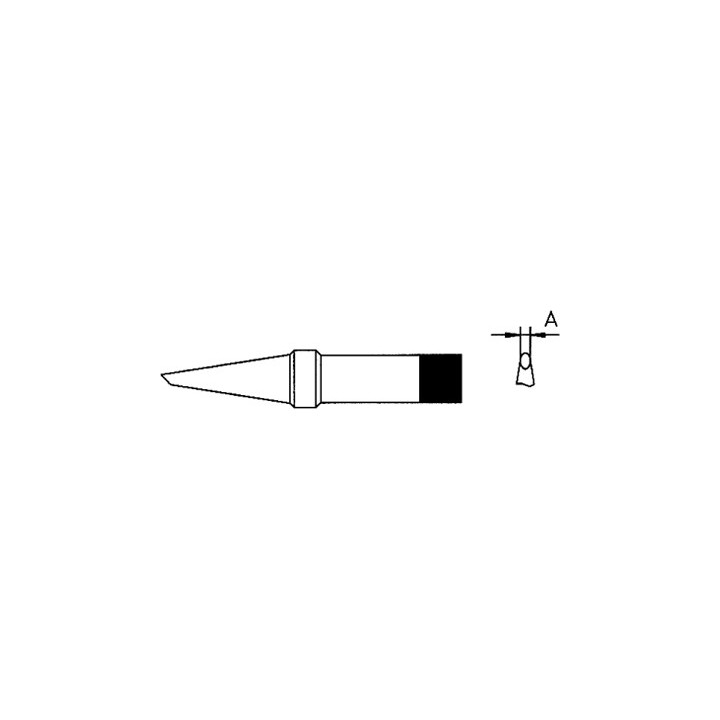 Vârfuri, rezistente, letconuri, duze aer cald, Vârf trunchi de con 1,6mm 480°C -2, dioda.ro