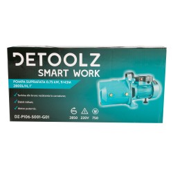 pompa suprafata 0.75kw 9/43m 2800l/h 1"