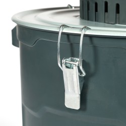 moara electrica 1300w/19000 rpm cu galeata plastic 50l