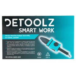 trusa pentru sudat tevi ppr, 20-63 mm, 2000w