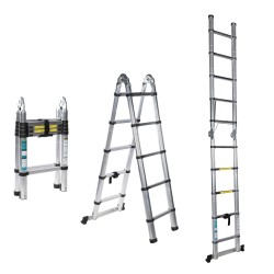 scara telescopica dubla 3.2m - 10 trepte