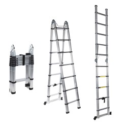 scara telescopica dubla 4.4m - 14 trepte