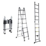 scara telescopica dubla 4.4m - 14 trepte