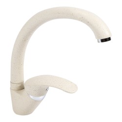 baterie monocomanda pipa mobila 210mm bej