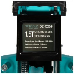 cric hidraulic 1.5t tip crocodil