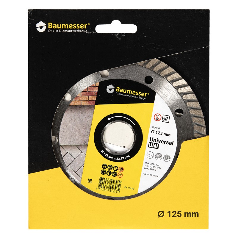 disc diamantat turbo 125x1,8x8x22,23 baumesser