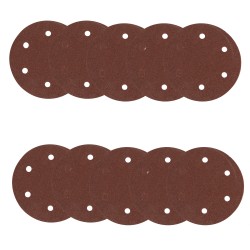 set 10 hartie abraziva p80 6gauri 215mm