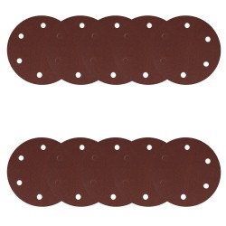 set 10 hartie abraziva p150 6gauri 215mm