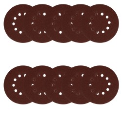 set 10 hartie abraziva p80 10gauri 215mm