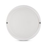 bat led rotund 18w mw 6400k 100lm/w ip65, alb, novelite