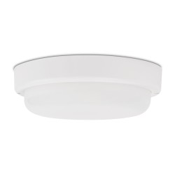 bat led rotund 18w mw 6400k 100lm/w ip65, alb, novelite
