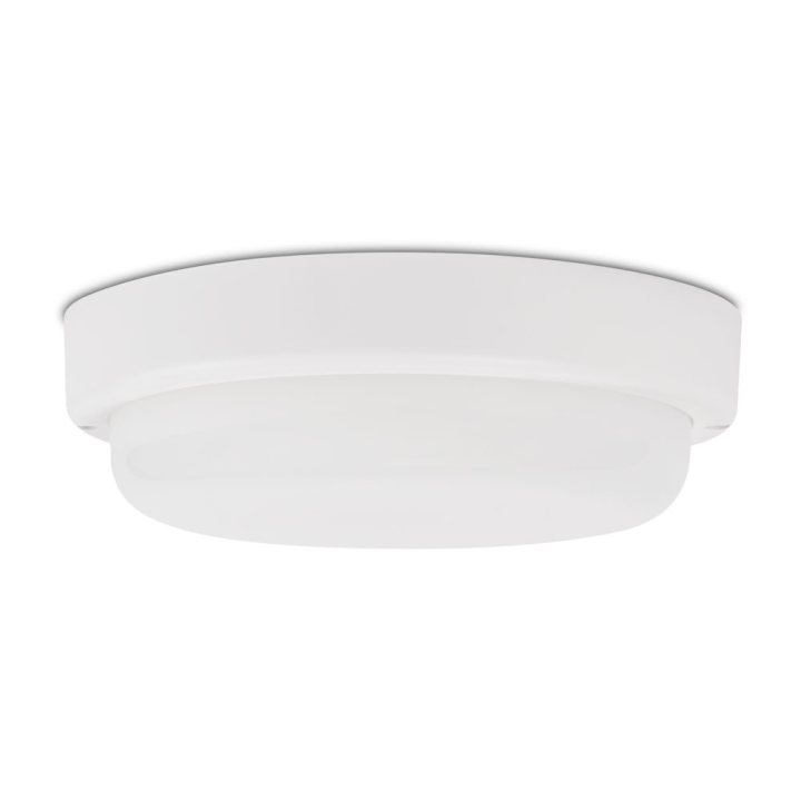 bat led rotund 18w mw 6400k 100lm/w ip65, alb, novelite