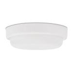 bat led rotund 18w mw 6400k 100lm/w ip65, alb, novelite