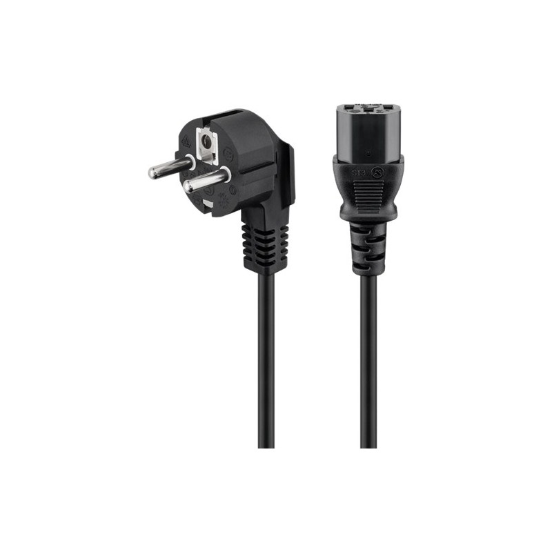 cablu de alimentare calculator 2m negru goobay