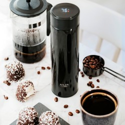 termos cu afisaj temperatura negru adler