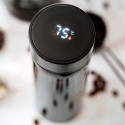 termos cu afisaj temperatura negru adler