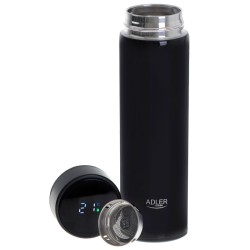 termos cu afisaj temperatura negru adler