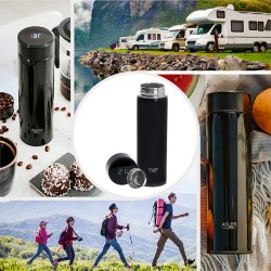 termos cu afisaj temperatura negru adler