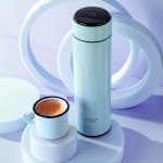 termos cu afisaj temperatura albastru adler