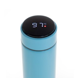 termos cu afisaj temperatura albastru adler