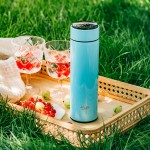 termos cu afisaj temperatura albastru adler