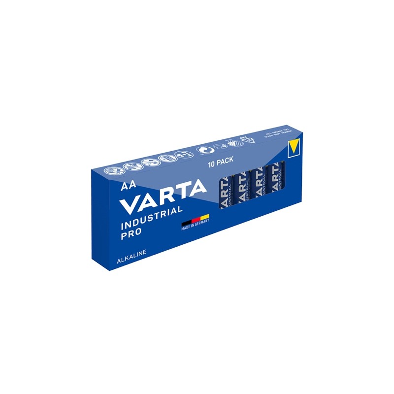 set 10 baterii alcaline lr06 aa industrial pro varta set 10 baterii alcaline lr06 aa industrial pro varta