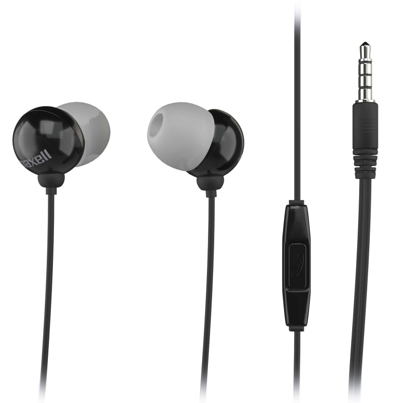 maxell casca digital stereo plugz  microfon black 303759