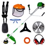 Motocoasa pe benzina 712 cu 10 accesorii, 52cc motocositoare pe benzina 712 cu 10 accesorii, 52cc