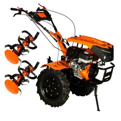 motocultor detoolz 15cp 420cc, benzina, 4t, 3 viteze, pornire manuala, cu roti