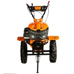 motocultor detoolz 15cp 420cc, benzina, 4t, 3 viteze, pornire manuala, cu roti