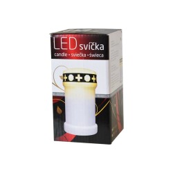 Lampi Iluminare, Candela Lumânare cimitir LED alba + 2 baterii LR14 gratuit -6, dioda.ro