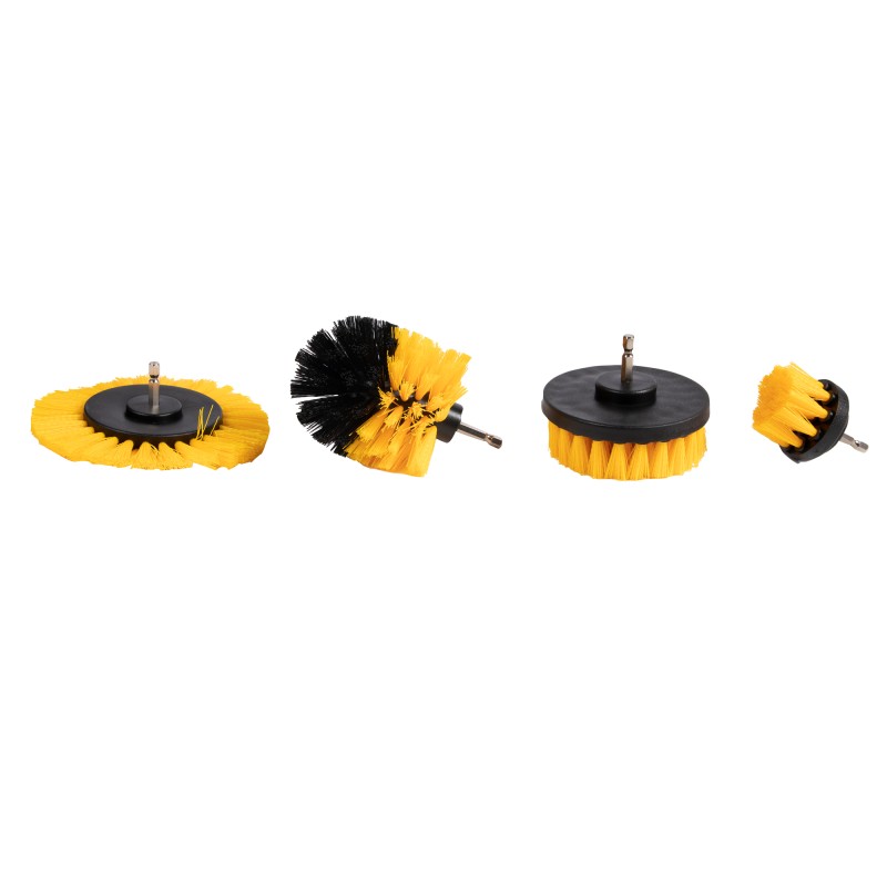 set 4 perii curatat cu tija/adaptor pentru bormasini set 4 perii curatat cu tija/adaptor pentru bormasini