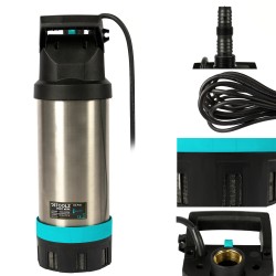 pompa submersibila inox cu senzor 1000w 6300l/h